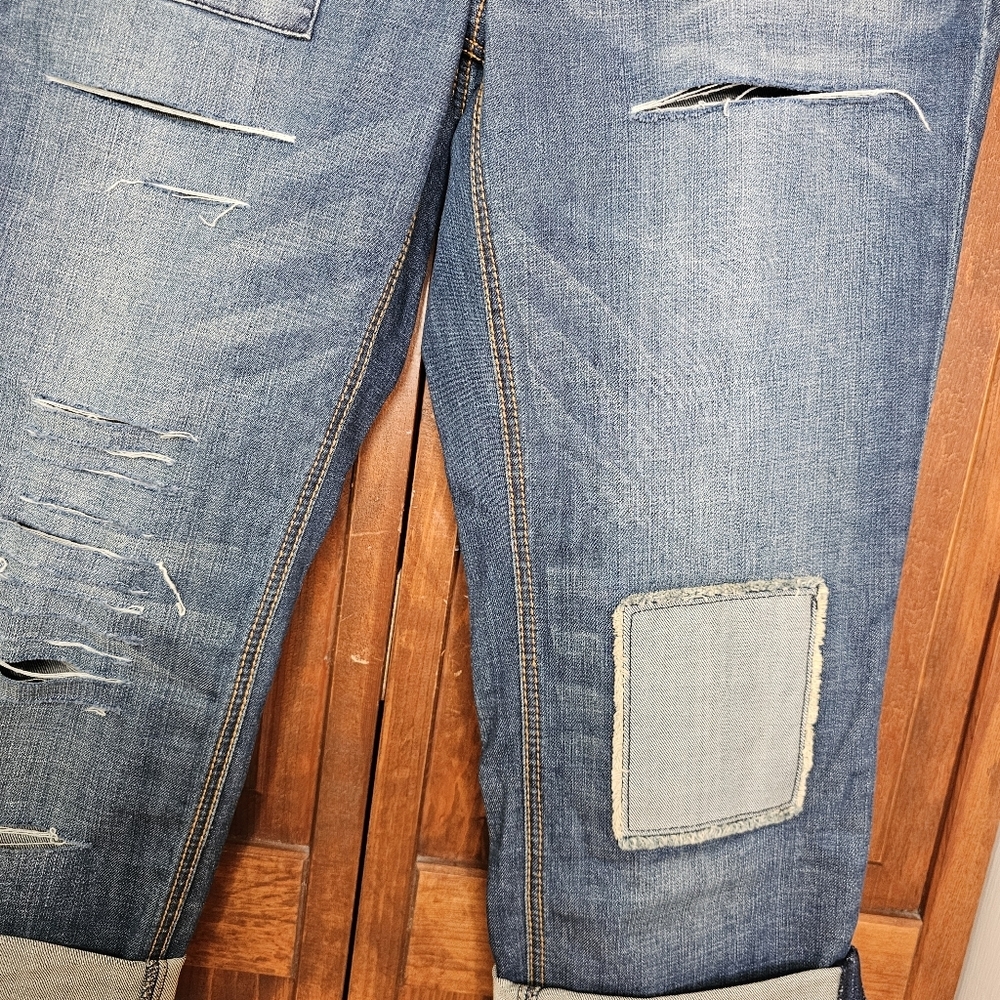 Standards & Practices Distressed Patchwork Straig… - image 4